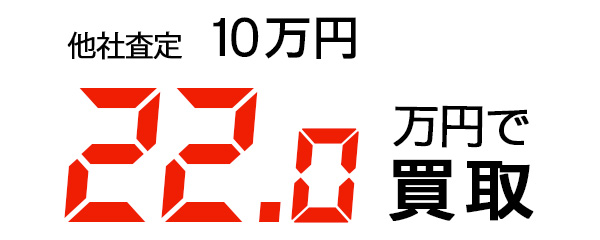 22.0万円で買取